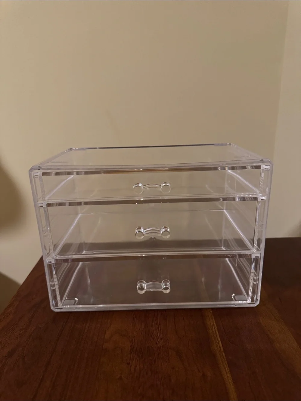 Bino Acrylic 3-Drawer Makeup Organizer